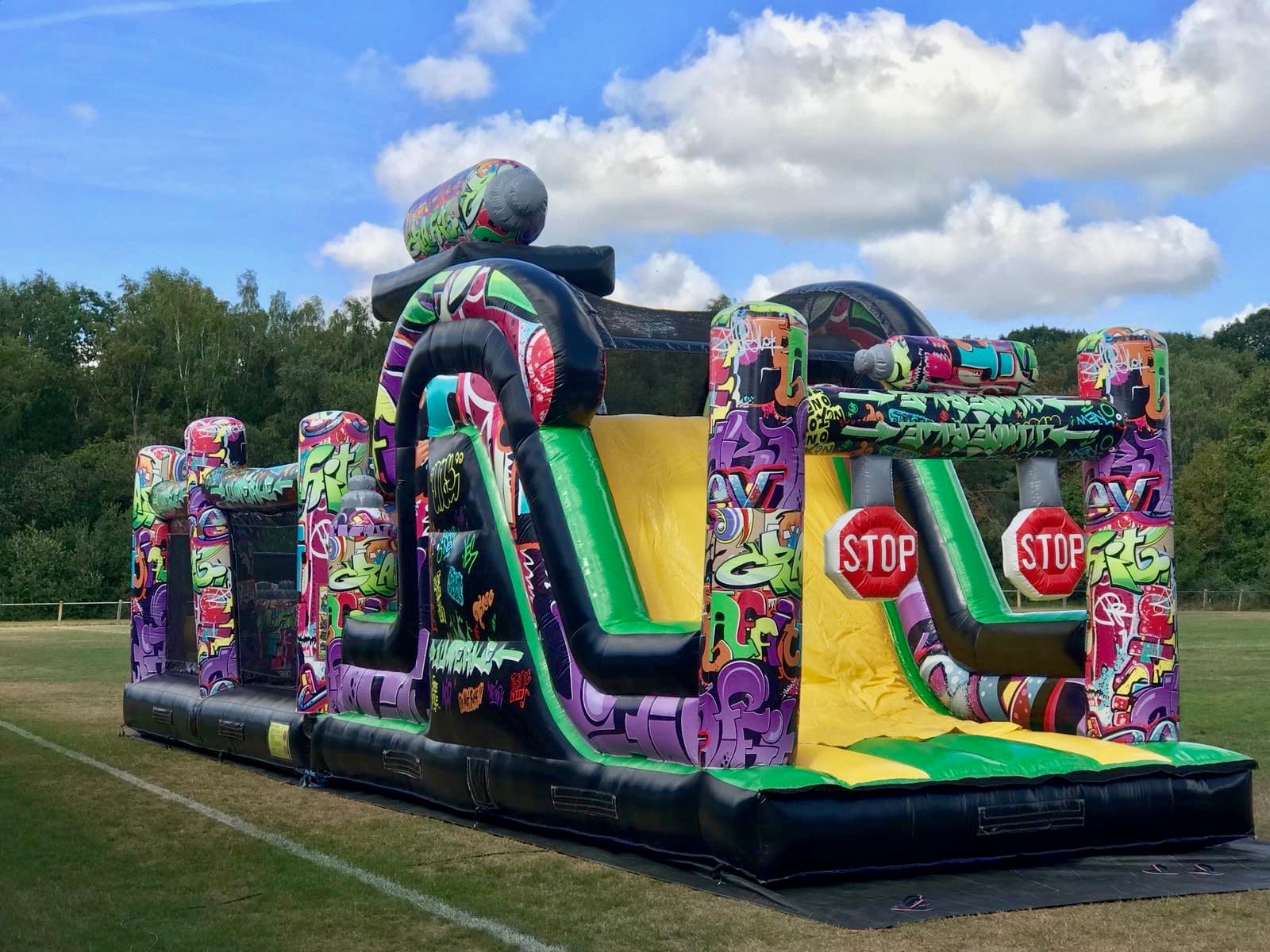 Graffiti run 15m Hindernisbanen 2 delen Jumperke