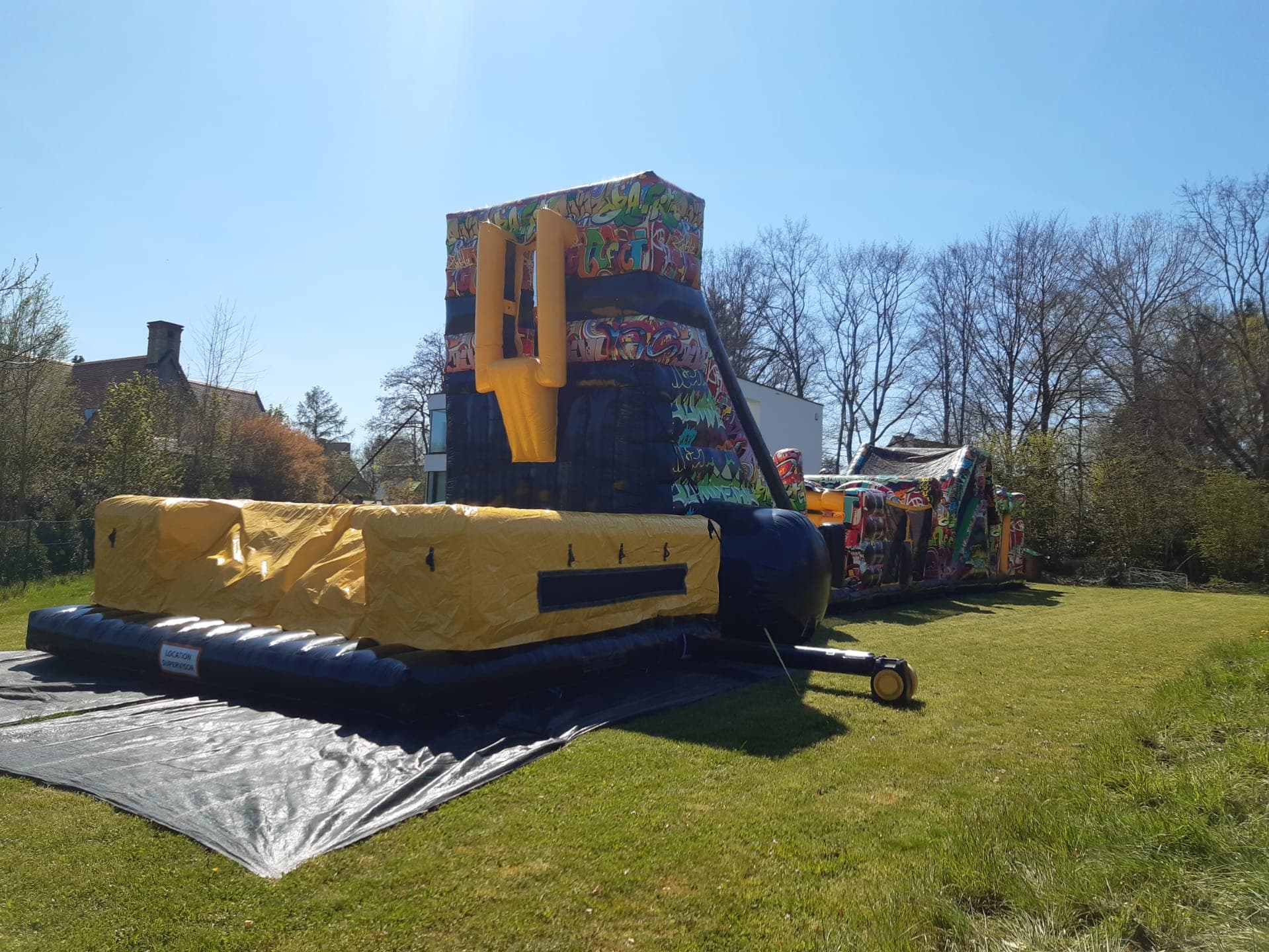 Graffiti run 36m Hindernisbanen 4 delen Jumperke