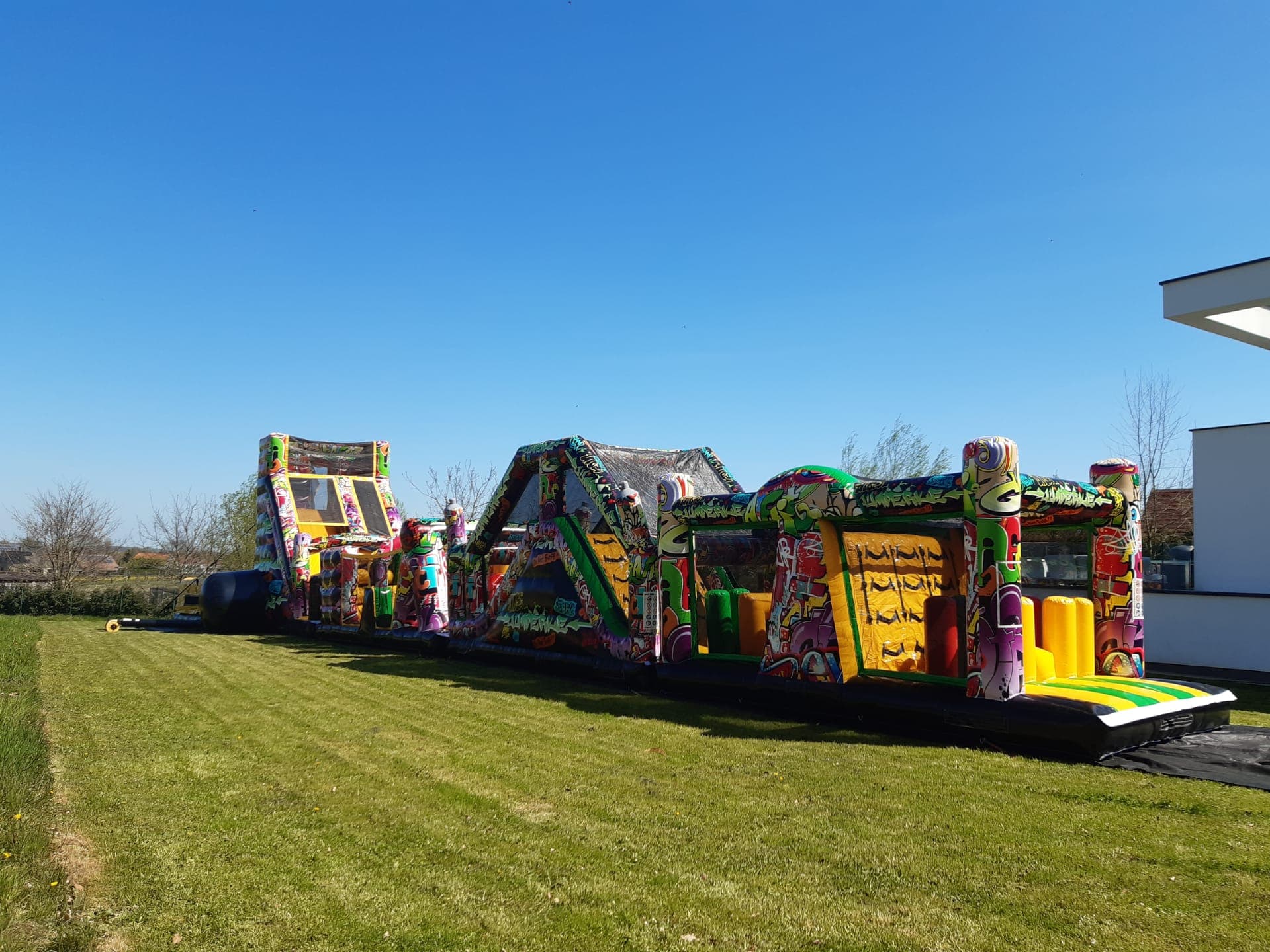 Graffiti run 36m Hindernisbanen 4 delen Jumperke