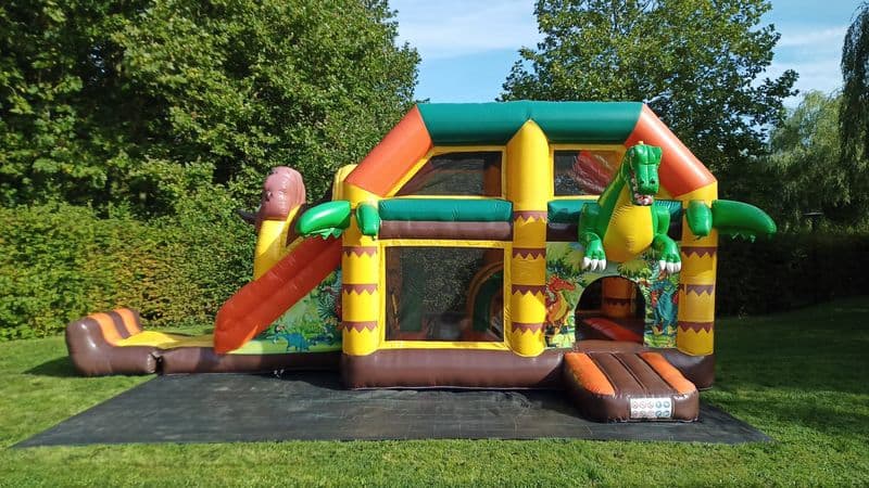 Combislide XL dino Springkastelen Groot Jumperke