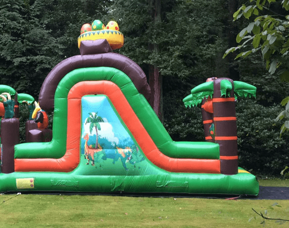 Dino run deel 15 steile glijbaan VERKOOP Hindernisbanen 1 deel Jumperke