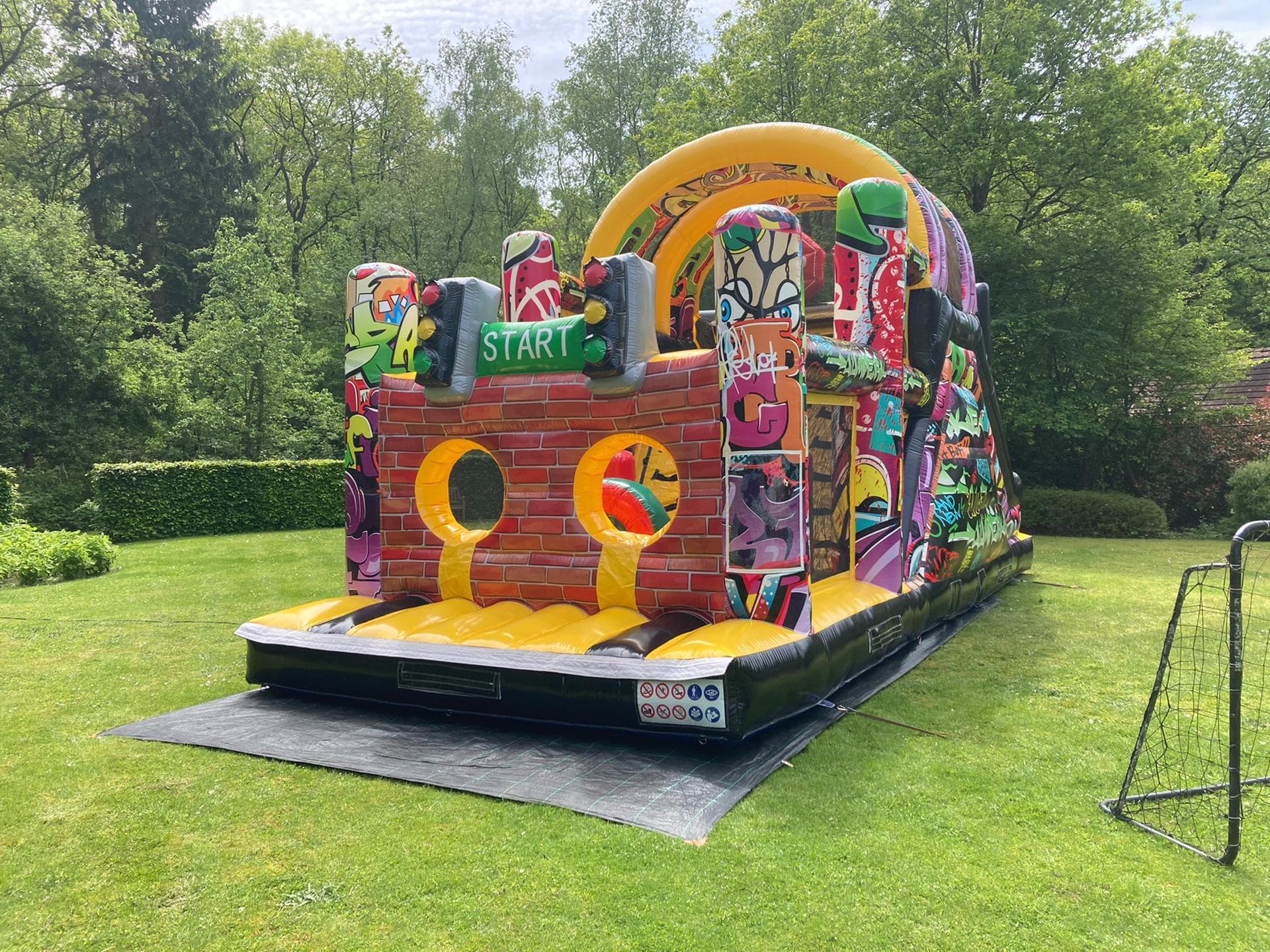 Graffiti run 10m Hindernisbanen 1 deel Jumperke
