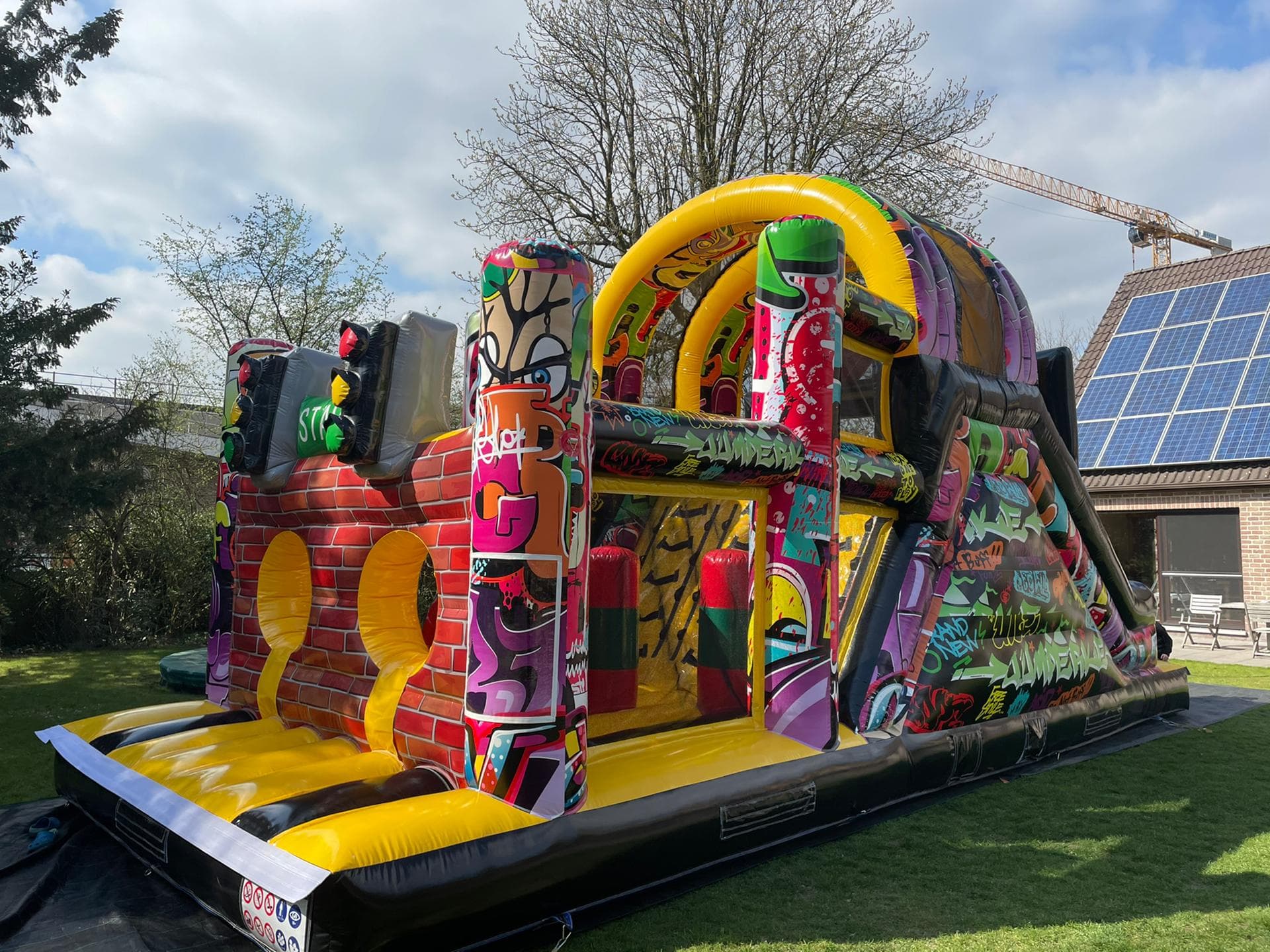 Graffiti run 10m Hindernisbanen 1 deel Jumperke