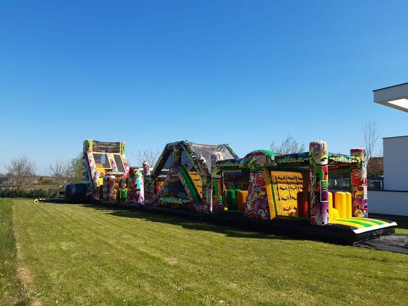 Graffiti run 36m Hindernisbanen 4 delen Jumperke