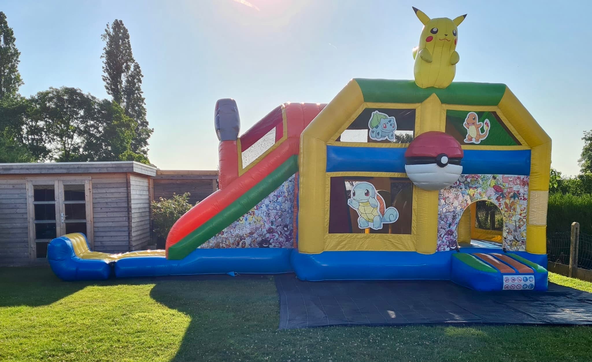 Combislide XL slide pokemon Springkastelen Groot Jumperke