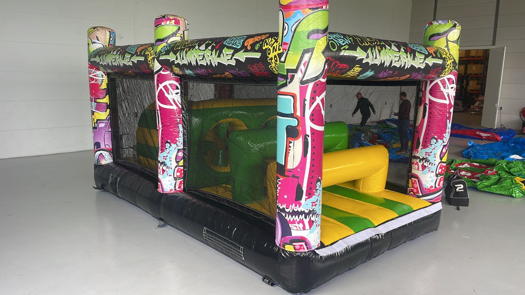 graffiti run deel 1 Hindernisbanen 1 deel Jumperke